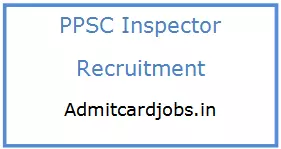 PPSC Inspector Recruitment